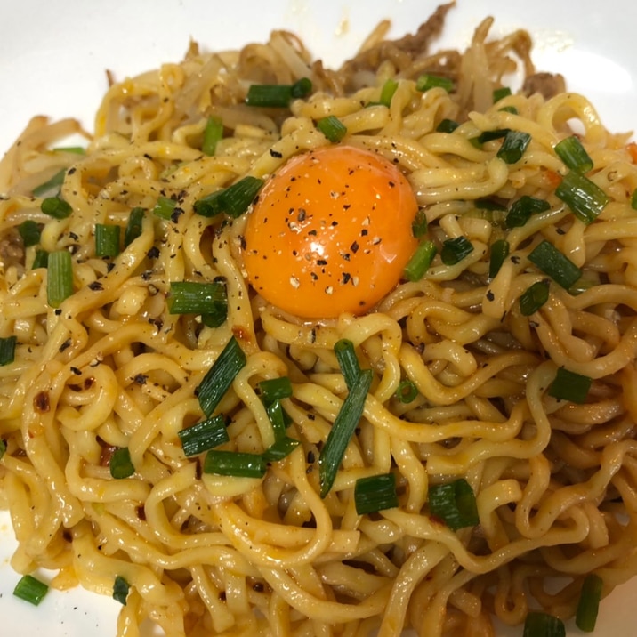 マルちゃん正麺　味噌　簡単　油そば